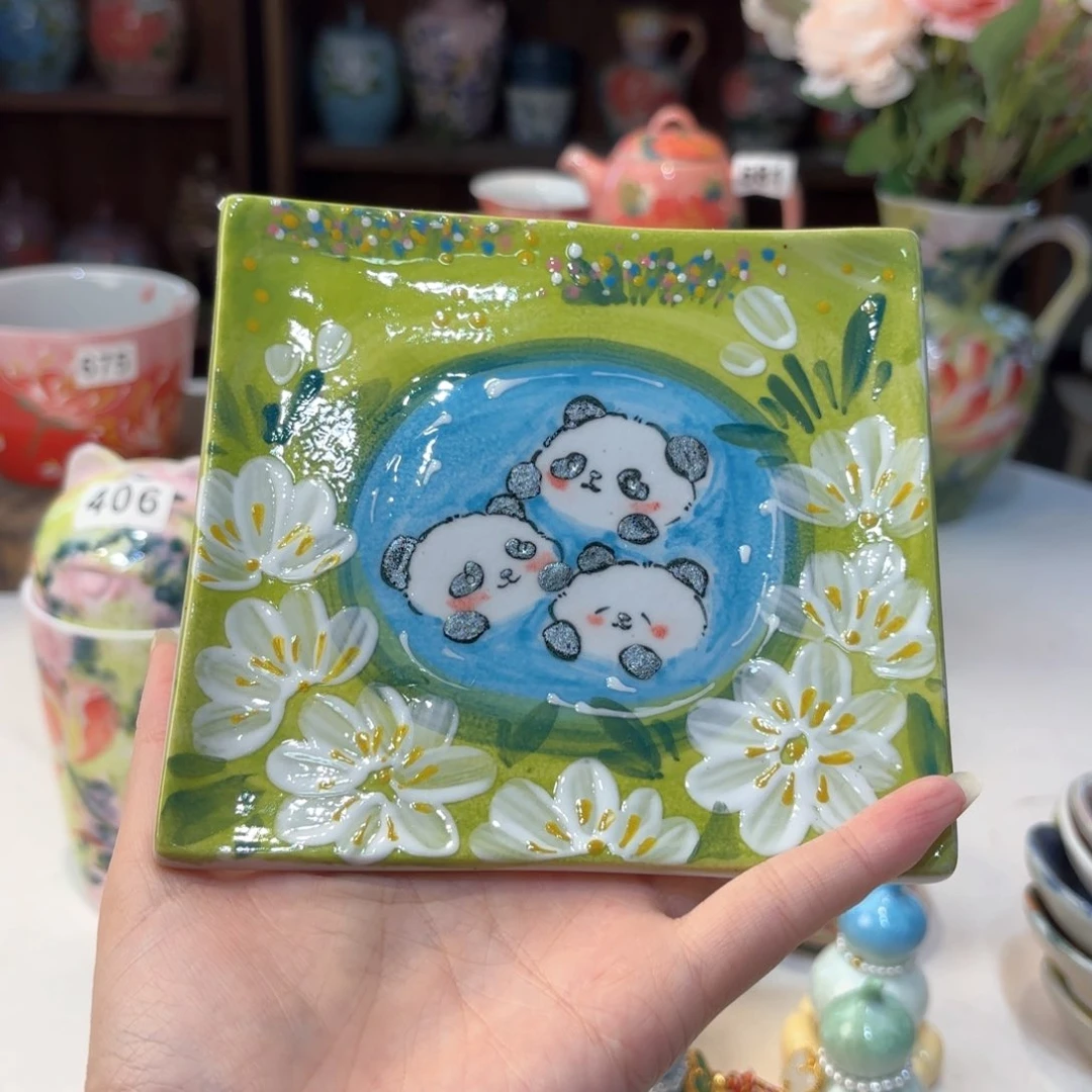 芹****景德镇手绘高温釉下彩陶瓷茶具