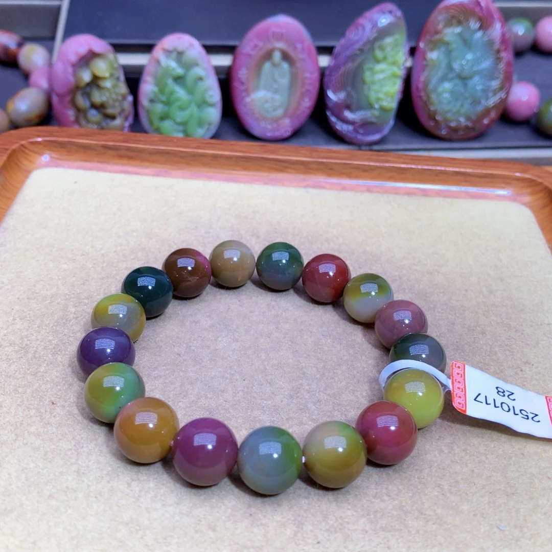 玛瑙未镶嵌手链盐源