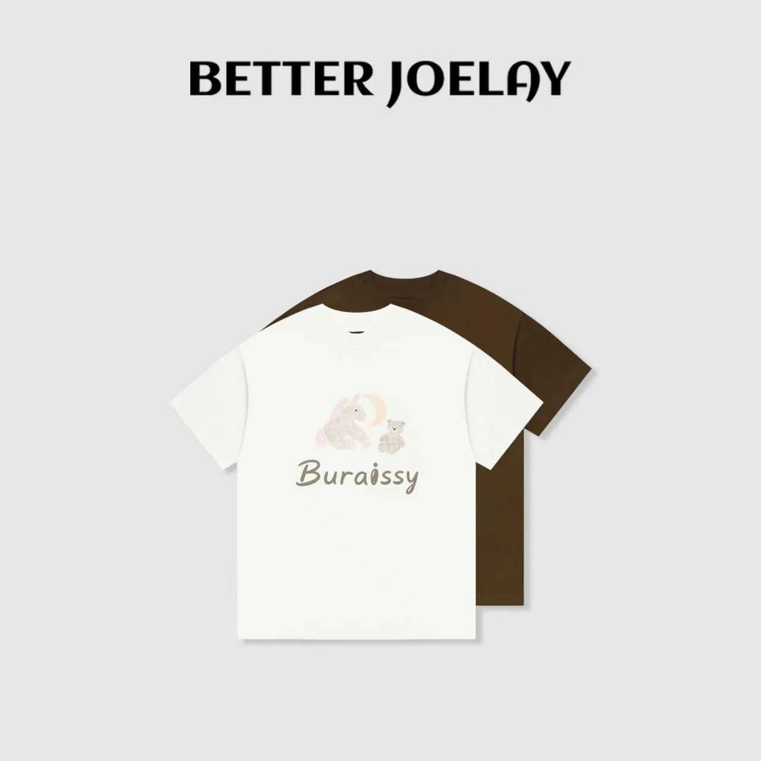 BETTER JOELAY-小版【新月童话】时尚短袖T恤休闲简约KH3877
