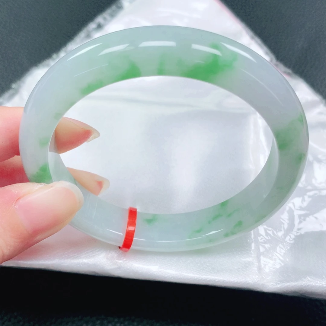 未镶嵌手镯翡翠56圈
