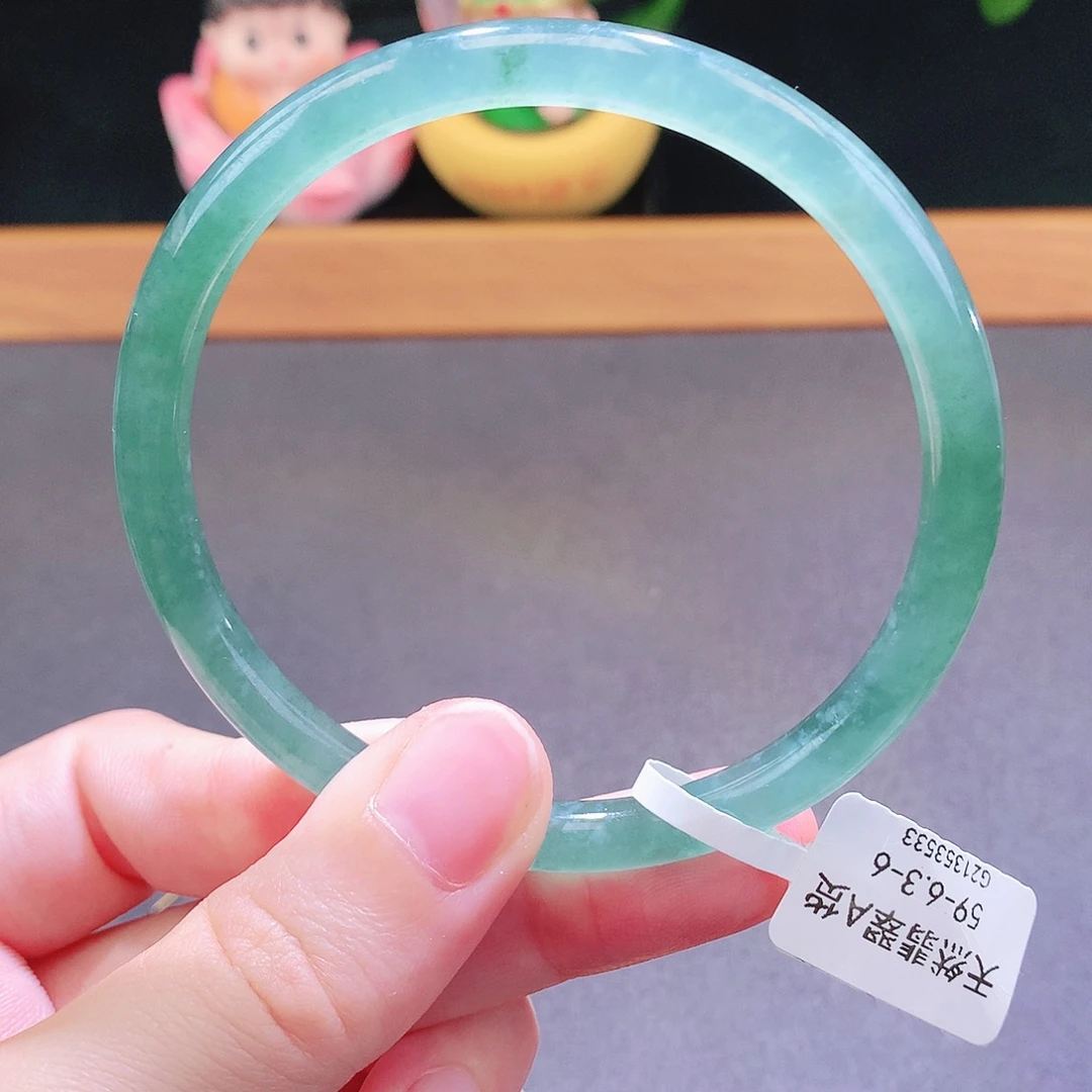 翡翠未镶嵌手镯天然翡翠