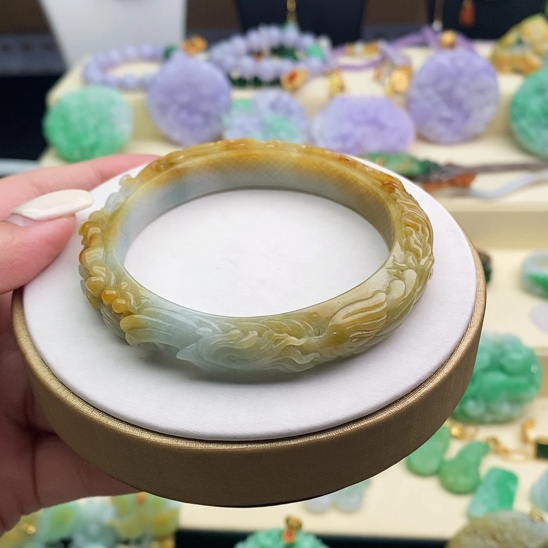 心***任翡翠未镶嵌手镯手镯