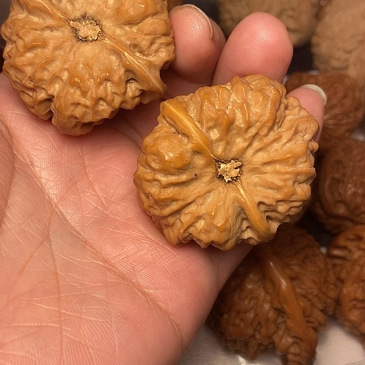 紧***咒文玩核桃把件哇41