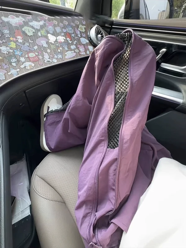 速干裤女大码胖mm高街休闲裤宽松伞兵裤设计感小众工装裤多巴胺