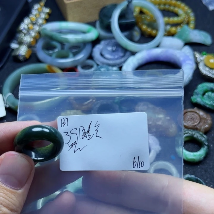 暖***冬翡翠戒指未镶嵌翡翠