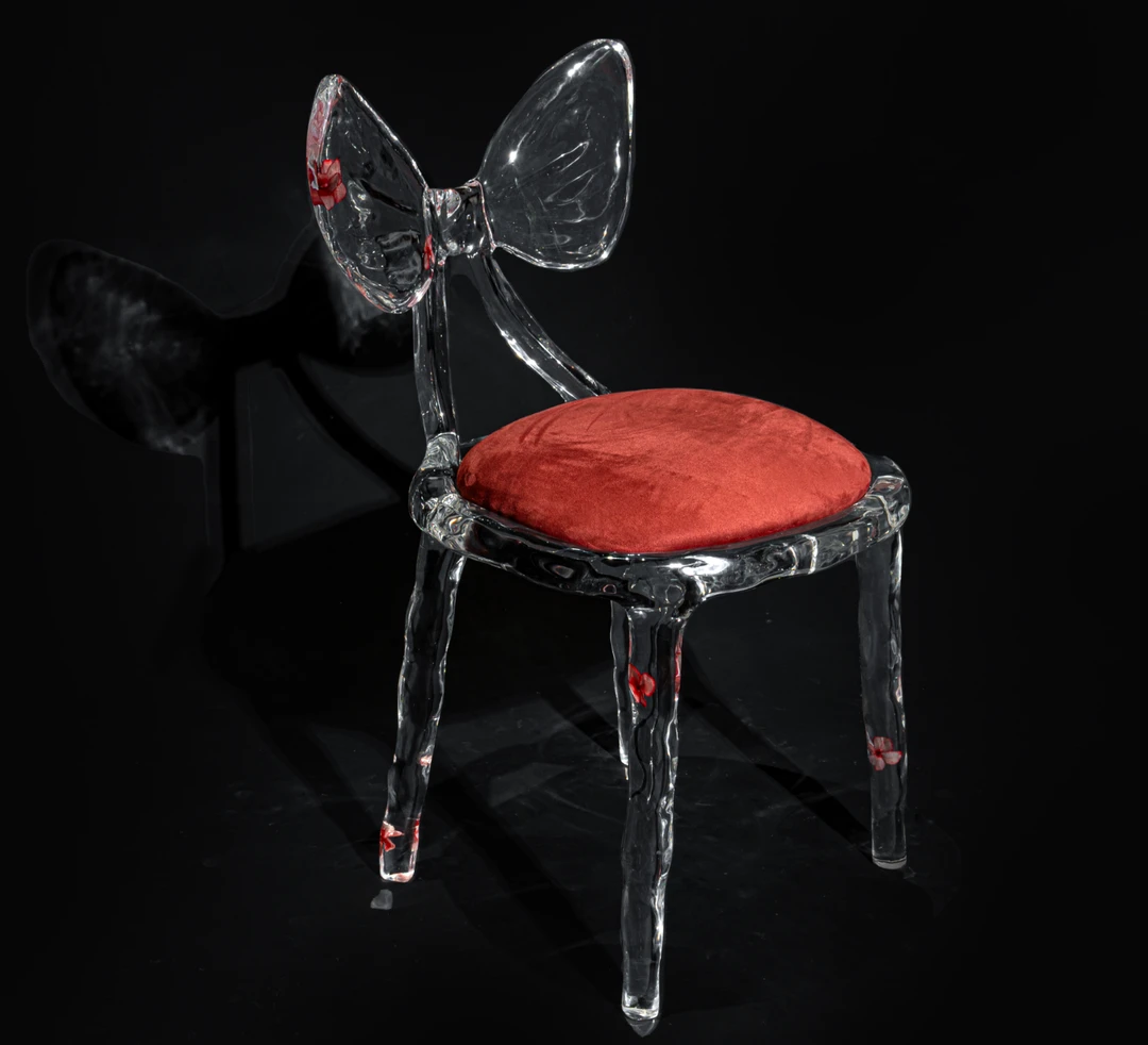 【本尼家】现代轻奢蝴蝶椅铂晶椅子客厅