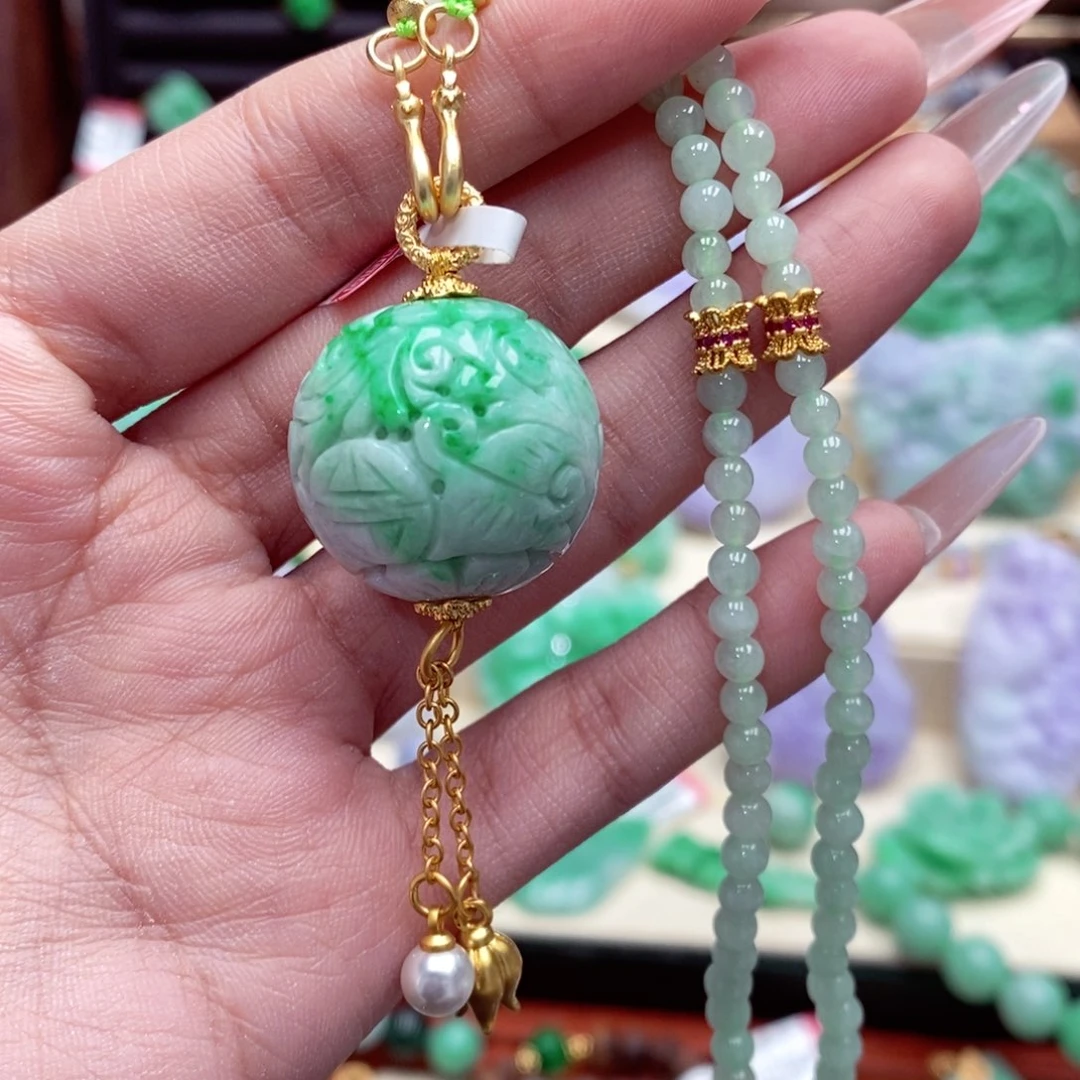 颈饰未镶嵌翡翠翡翠吊坠