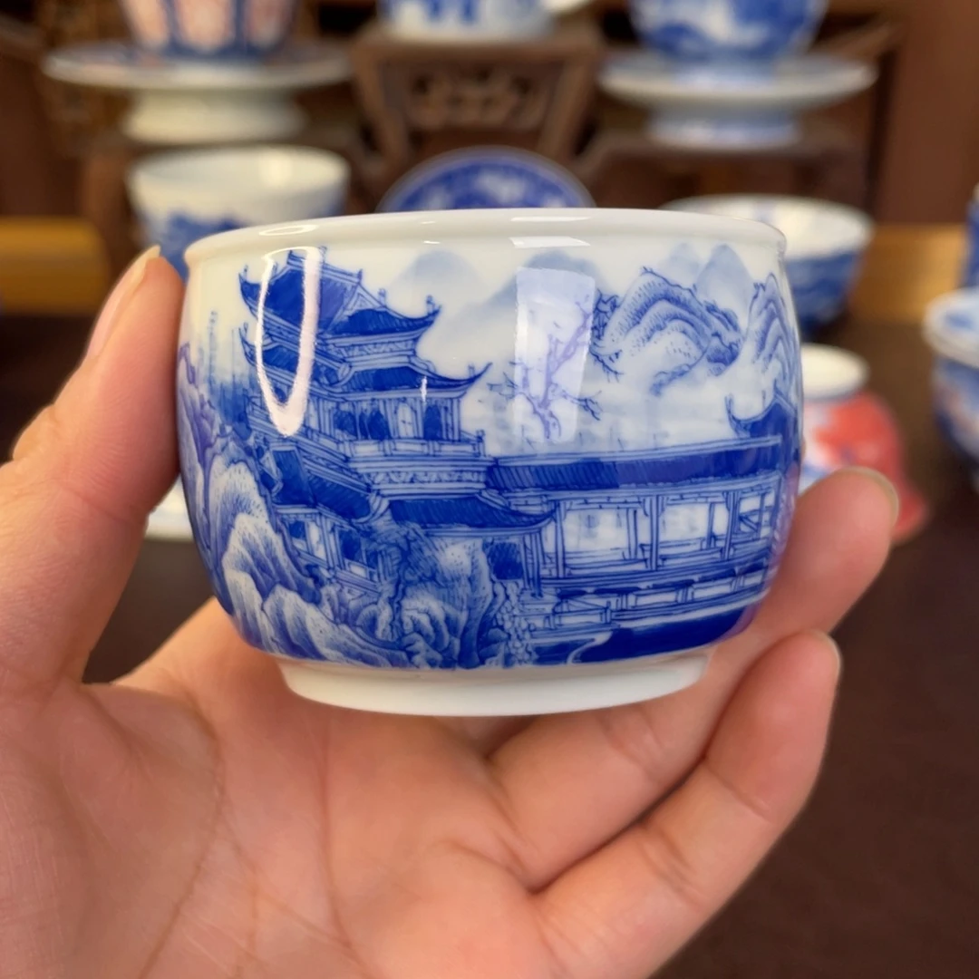 杯景德镇陶瓷手工手绘