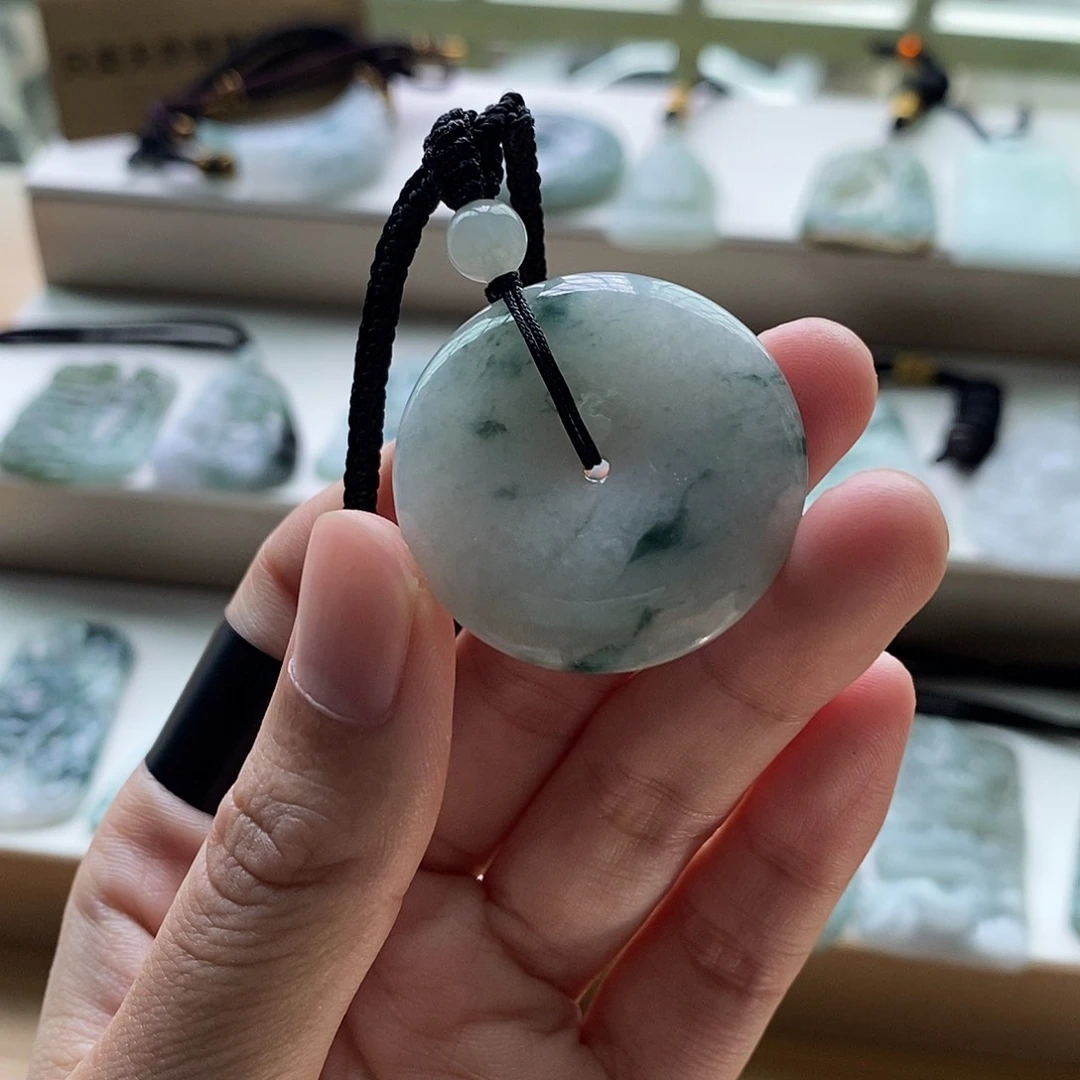 【闪购商品】颈饰未镶嵌翡翠天然缅甸A货翡翠