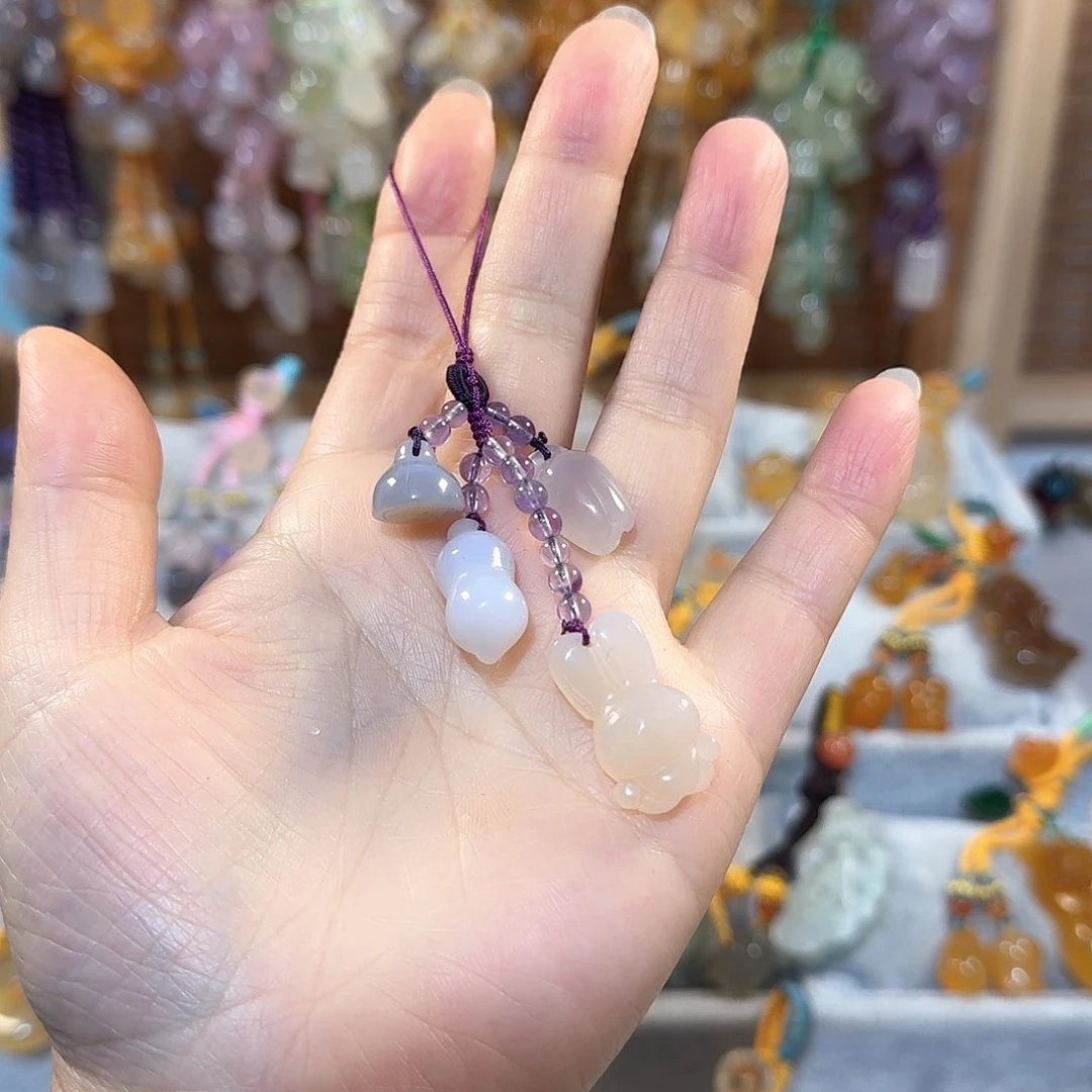 玛瑙/玉髓福利款带有包容点，不挑不拣通货未镶嵌