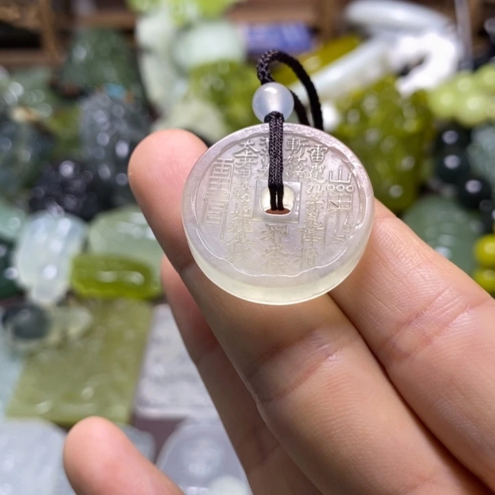 岫玉未镶嵌岫玉颈饰