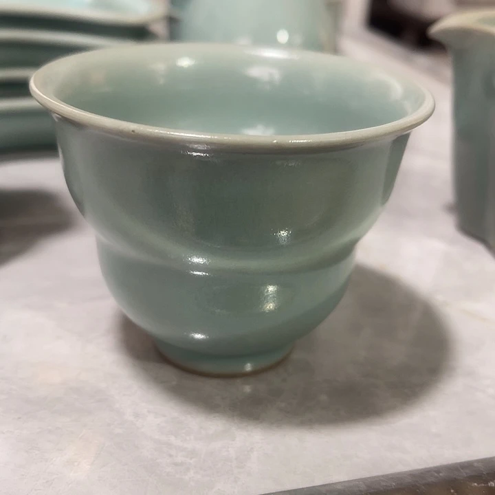 摆件陶仿古釉葫芦杯一级
