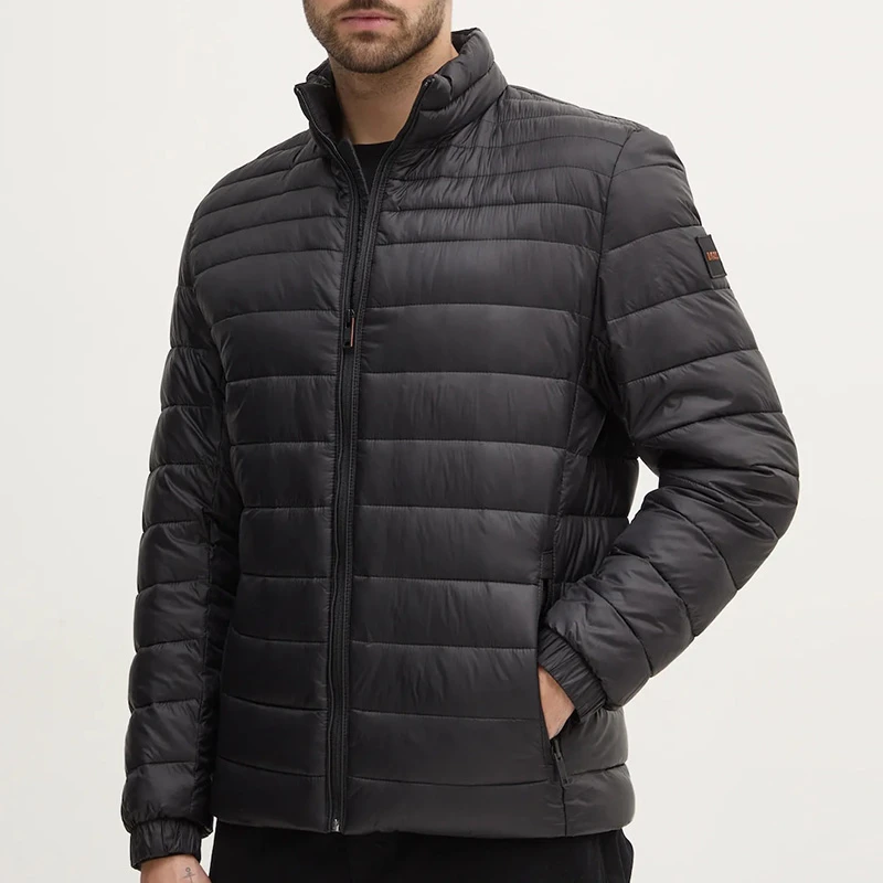 HUGO BOSS雨果博斯男款棉服冬季新款立领外套轻便防风保暖运动