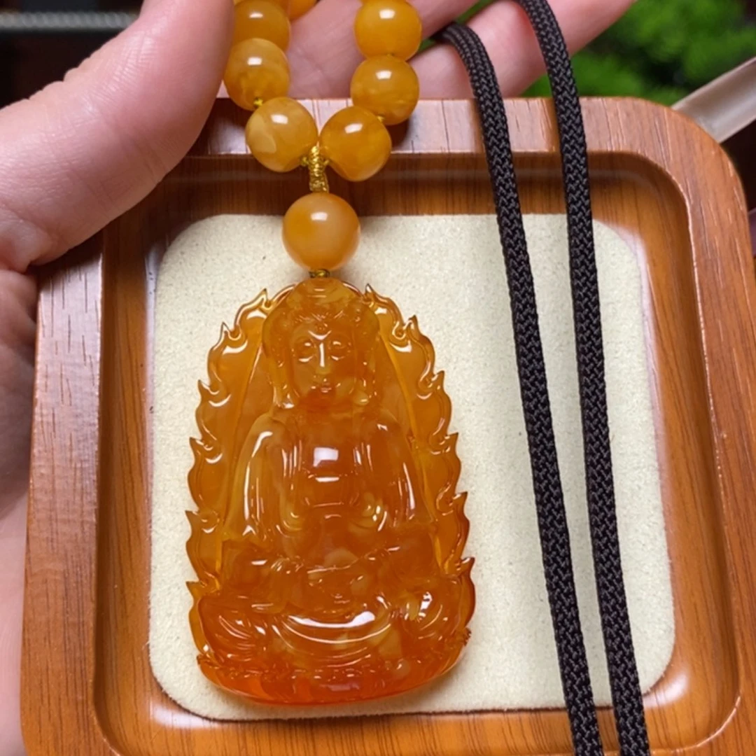 【闪购商品】蜜蜡颈饰未镶嵌项链