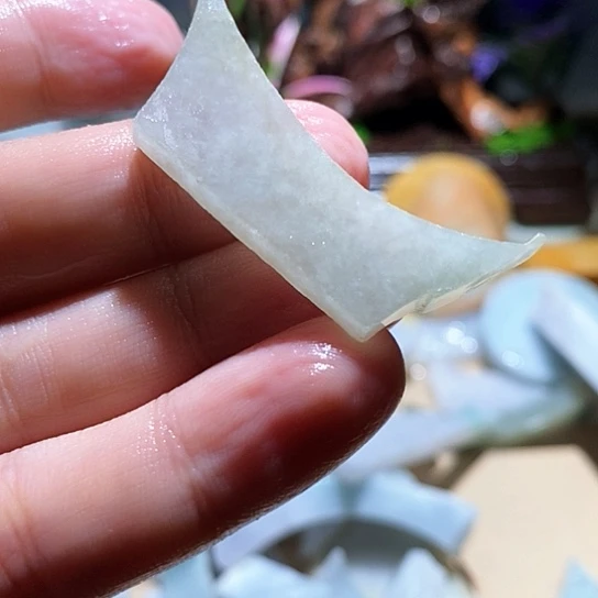 散珠翡翠边角料225