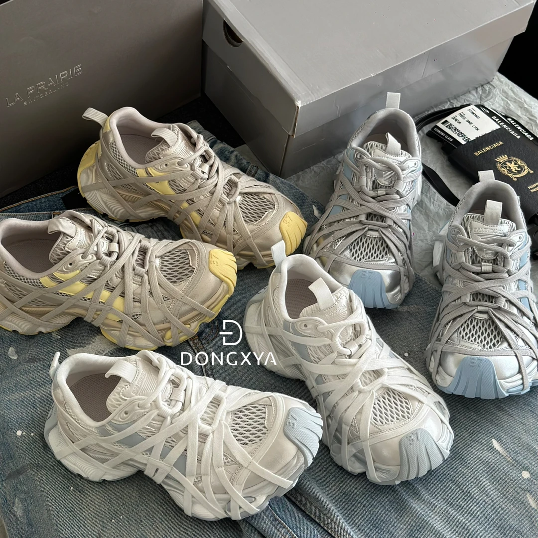 DONGXYA｜小众绑带老爹鞋｜厚底时尚百搭休闲潮酷