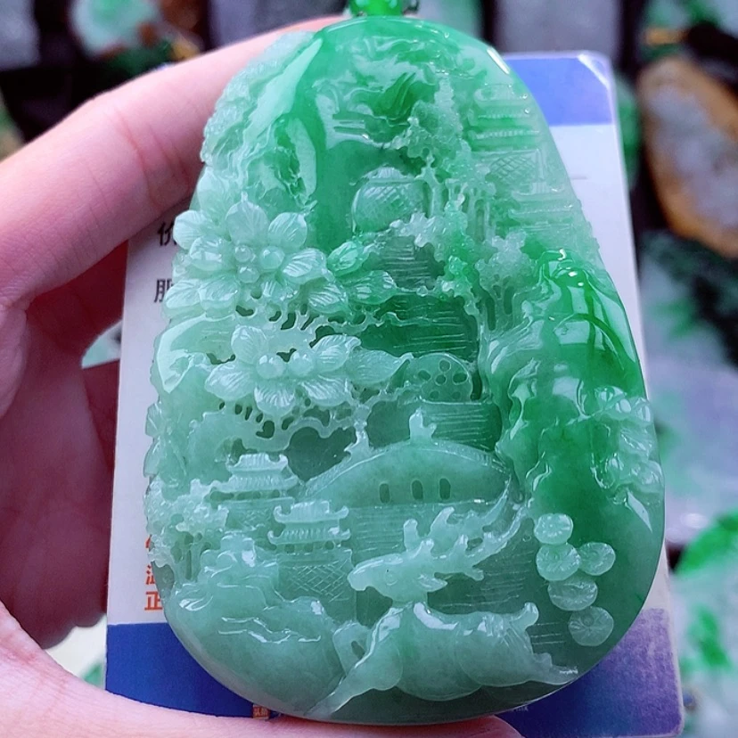 【闪购商品】翡翠颈饰未镶嵌挂件