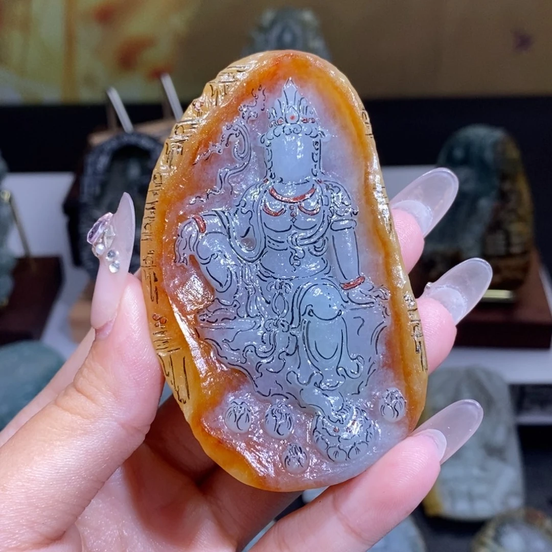 定制翡翠未镶嵌阿****鱼
