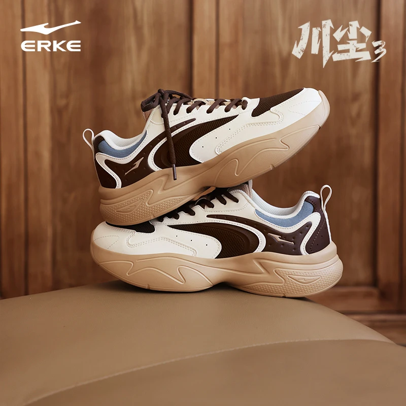 川尘3丨鸿星尔克男鞋25冬季新款情侣运动鞋休闲鞋舒适跑步鞋轻奢