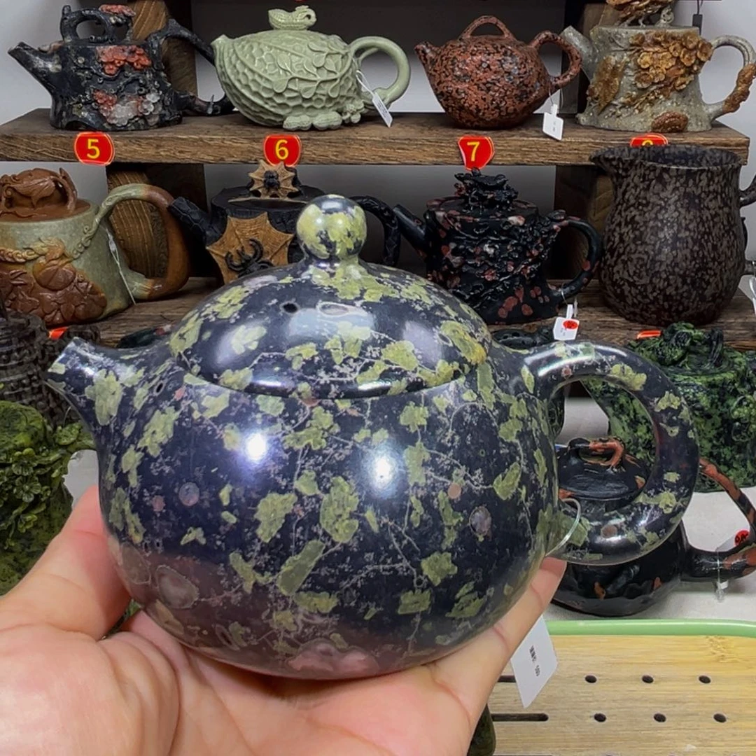 梅花石安山玉西施壶200cc