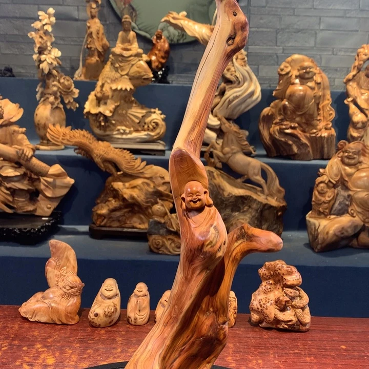 柏木（崖柏）根雕摆件