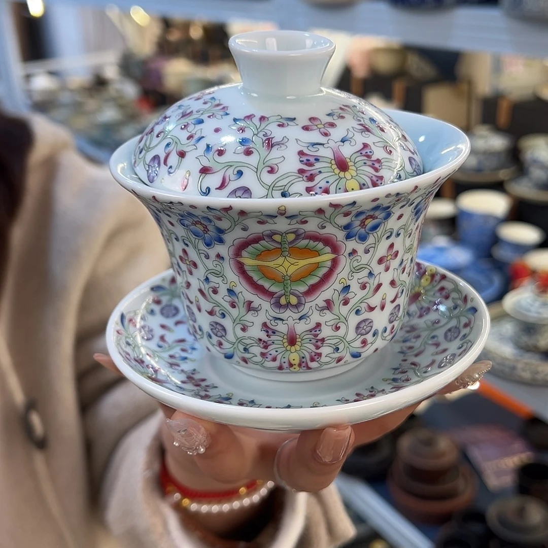 盖碗很漂亮我很喜欢