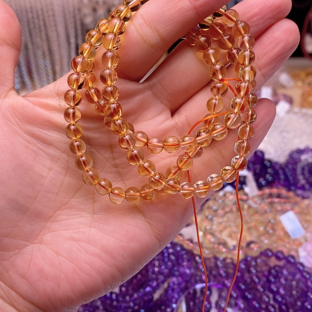 水晶手链未镶嵌?****✨黄水晶三圈