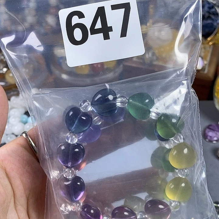 未镶嵌手链水晶青*