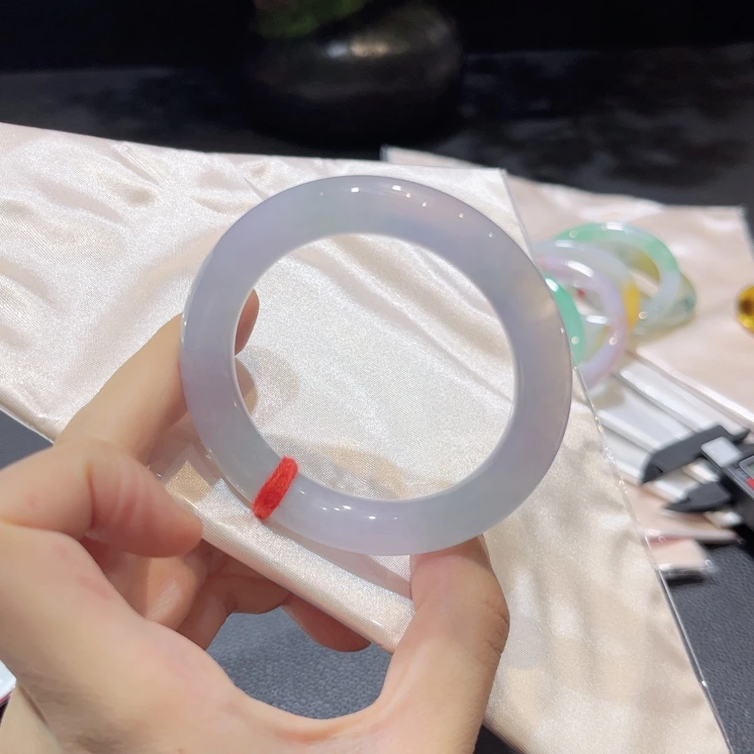 未镶嵌手镯翡翠翡翠手镯52圈口