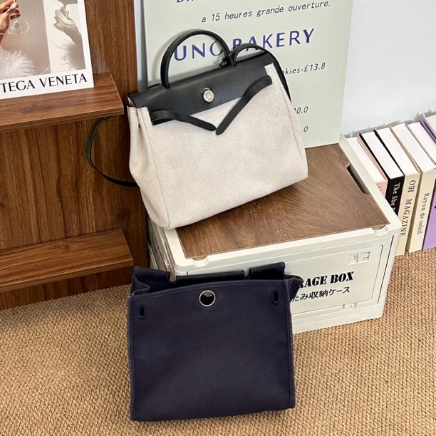 95新 Hermes/爱马仕 黑白蓝替换袋31herbag/CC