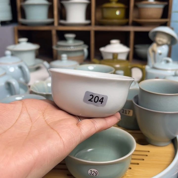 汝州原矿原釉一级月白204