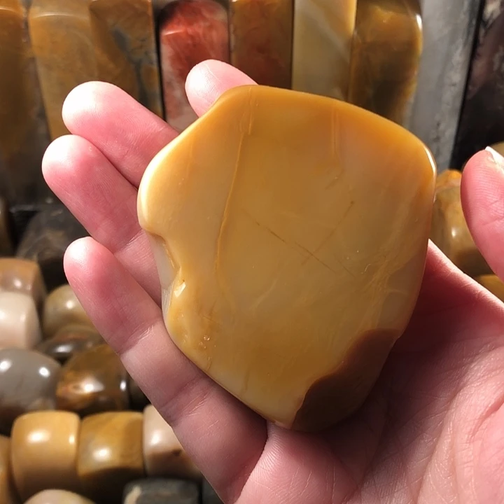 昌化石印石昌化黄冻原石