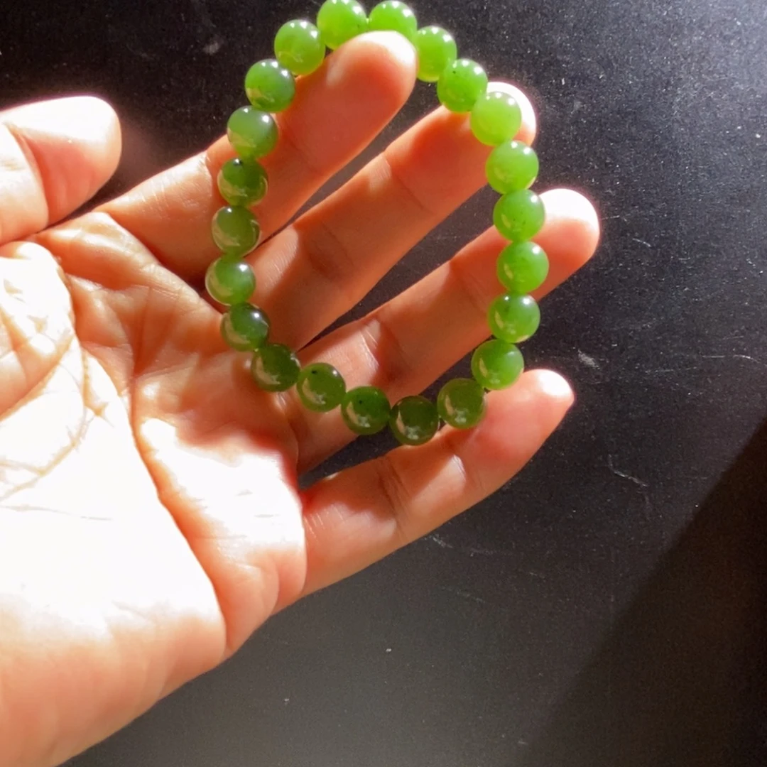 手链未镶嵌和田玉（糖玉）