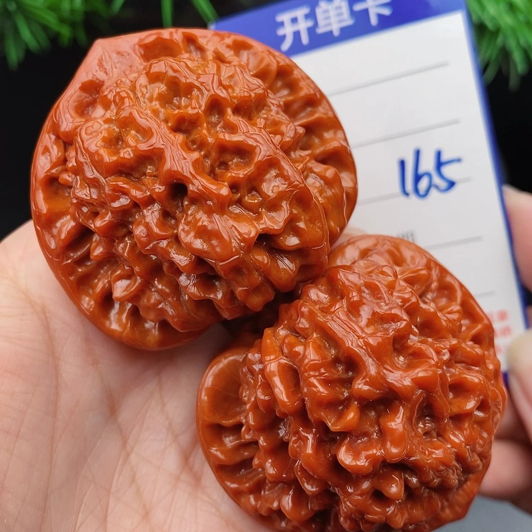文玩核桃把件50官帽165