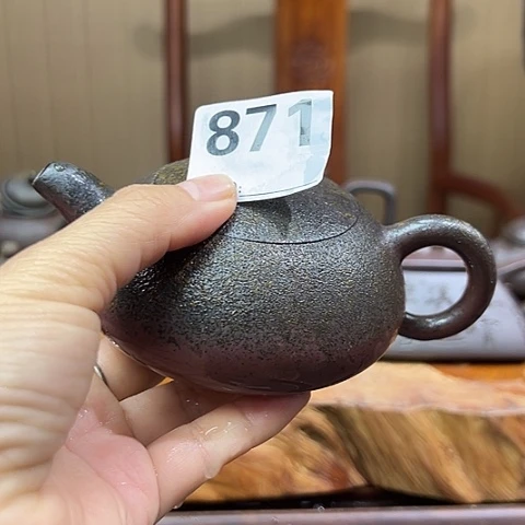 L****L戬谷龙窑坭兴陶柴烧茶壶871