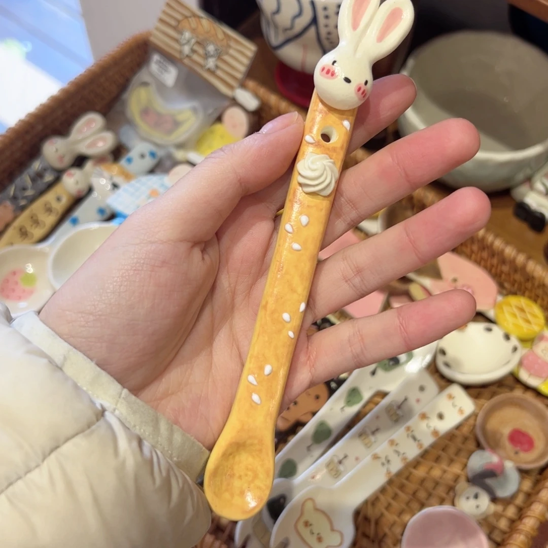 -***-陶瓷艺术手作器皿搅拌棒