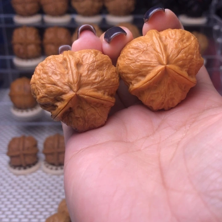 文玩核桃把件60号粽子三棱35尺