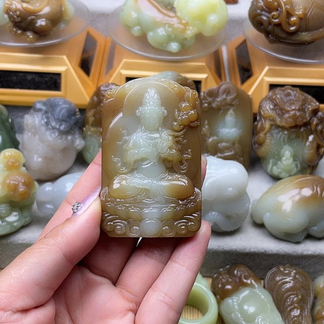 【闪购商品】和田玉未镶嵌挂件?***?