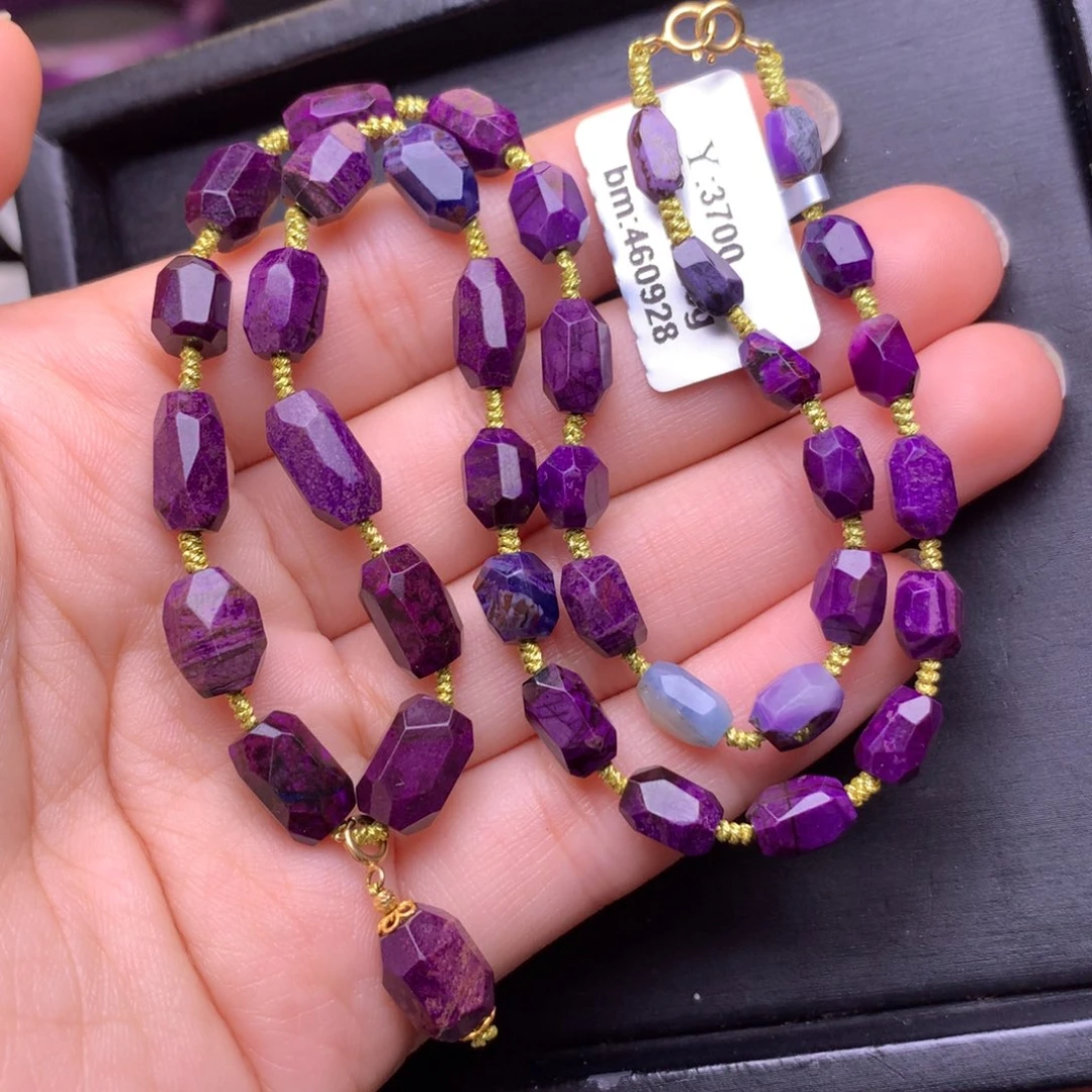 苏纪石（舒俱来）18K金镶嵌项链