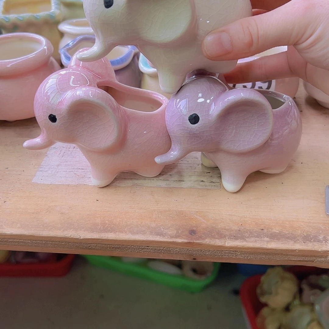 陶瓷花盆当场满12包邮