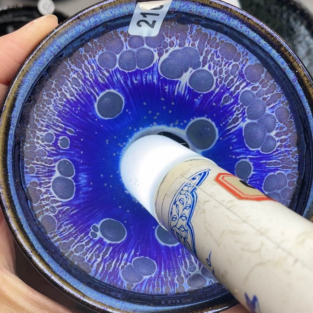 茶盏微瑕210漂亮的主人杯