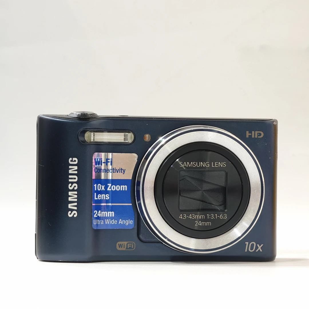 95新 Samsung/三星 wb30藏蓝色1600w像素10x光变ccd数码相机