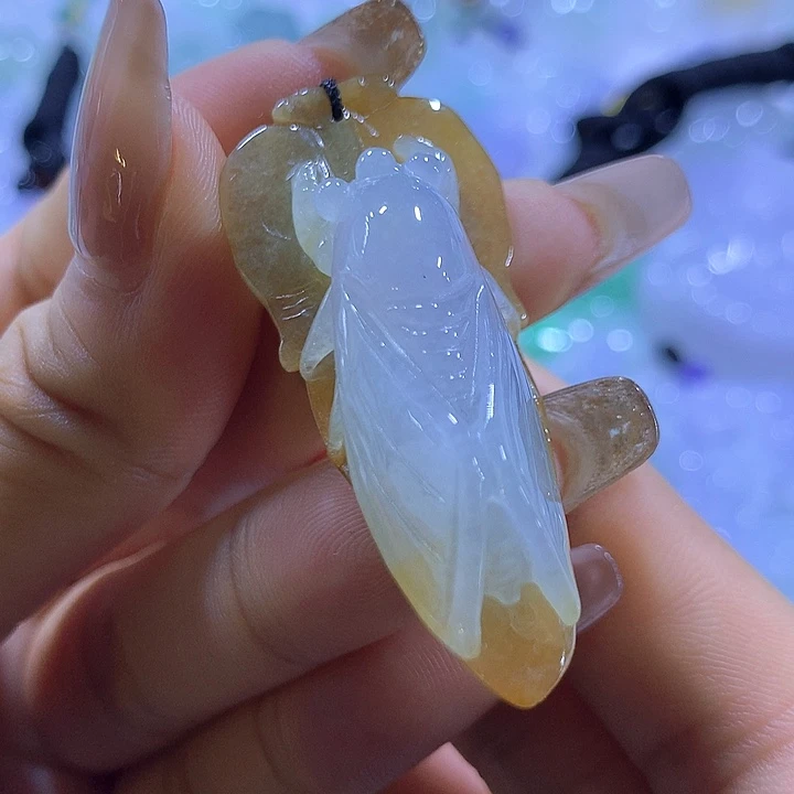 翡翠未镶嵌颈饰天然翡翠A货吊坠