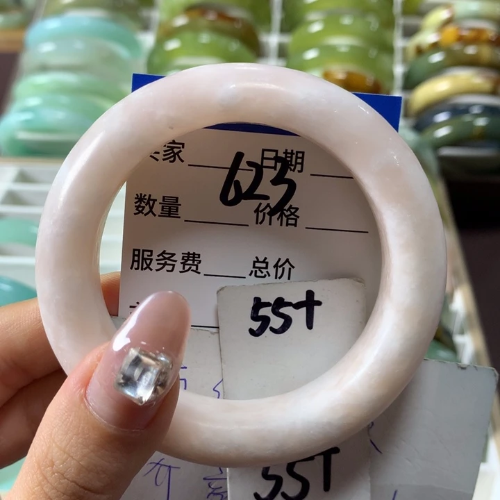 蛇纹石玉手镯未镶嵌623