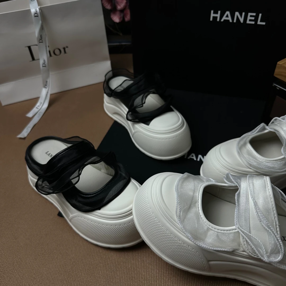 L玲L哒~2025新款 欧货厚底 夏季托鞋 网红时尚 百搭休闲 潮流ins