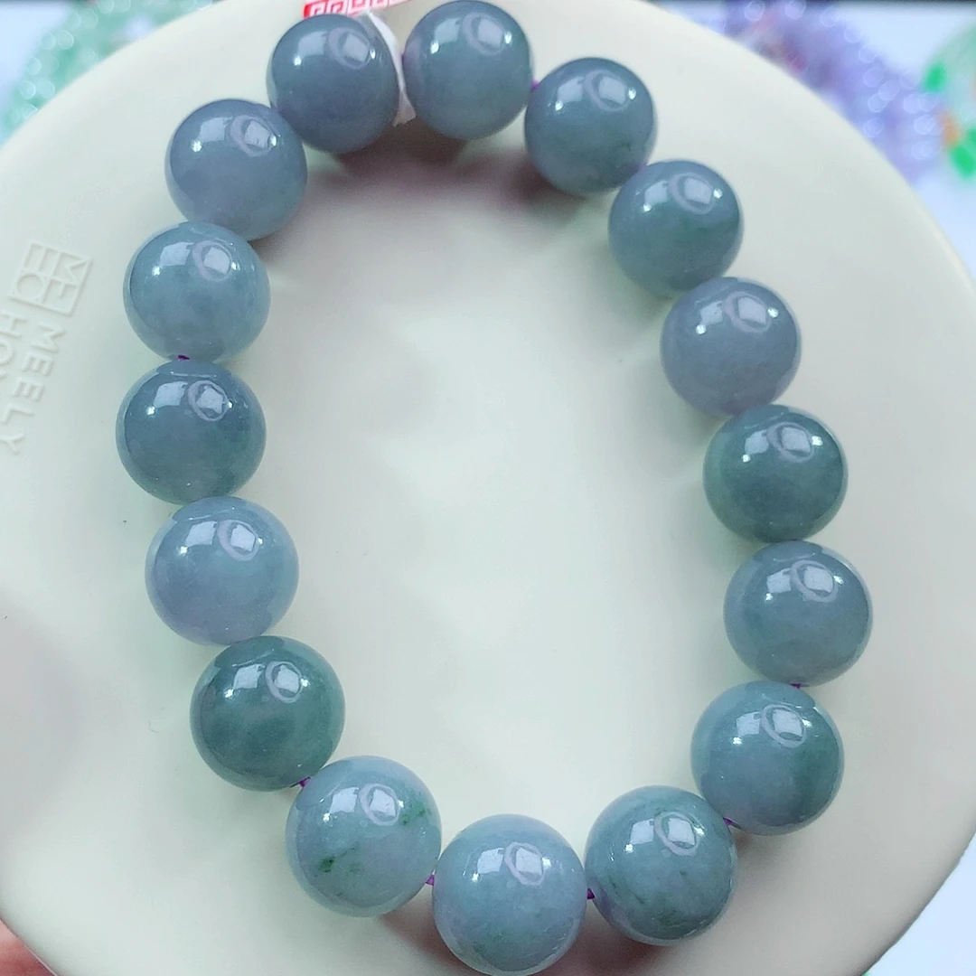 翡翠未镶嵌手链卡12.5