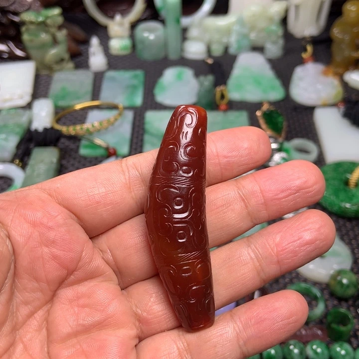 贝***斯手饰玛瑙未镶嵌清