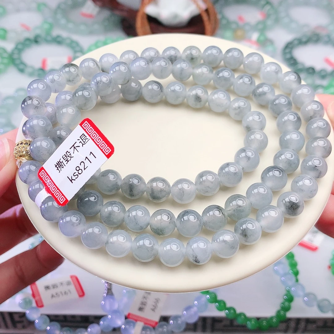 未镶嵌手链翡翠翡翠8.3mm