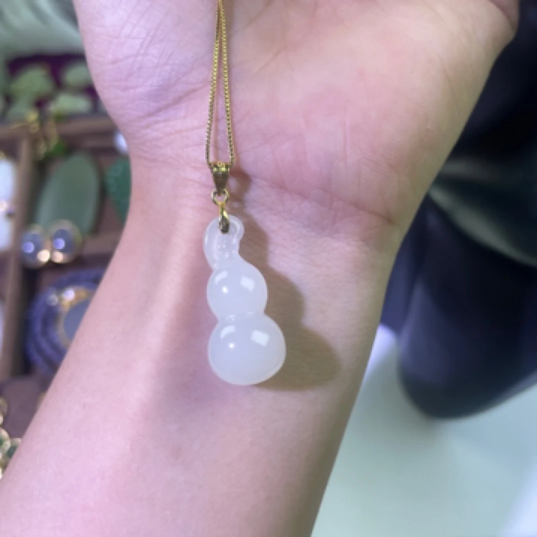 和田玉小葫芦晴水福礼品链接99