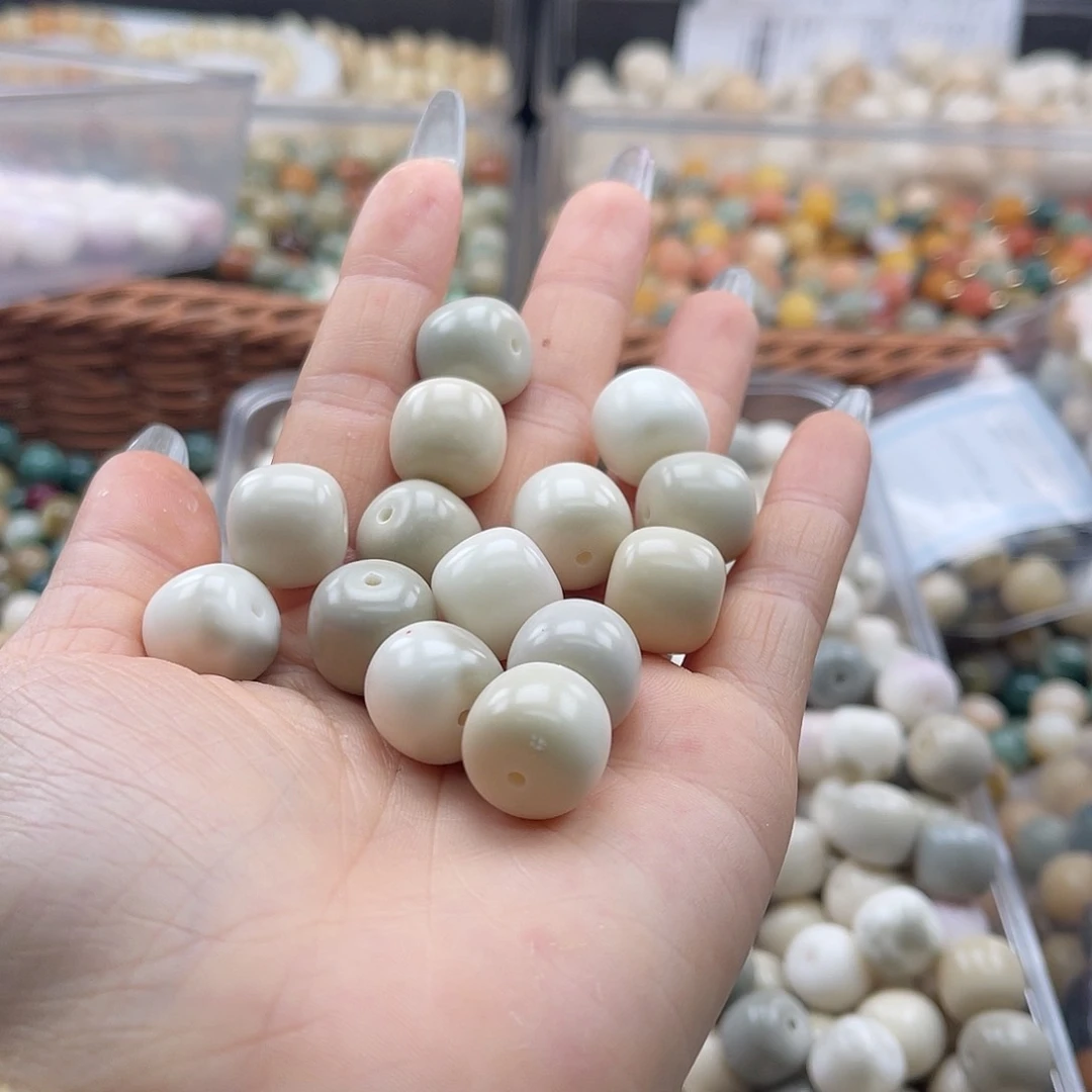白玉菩提吊坠a福利14mm/20+5颗